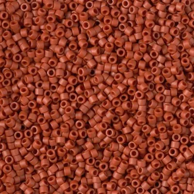 DB 2288, Glazed Paprika, Opaque, Matte - Miyuki Delica Beads - Size 11 - 5 grams - Japanese Cylinder Seed Beads - Retail & Wholesale