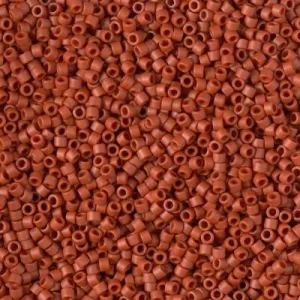 DB 2288, Glazed Paprika, Opaque, Matte - Miyuki Delica Beads - Size 11 - 5 grams - Japanese Cylinder Seed Beads - Retail & Wholesale
