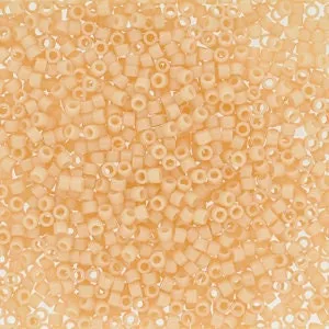 DB 2351, Duracoat Opaque French Vanilla - Miyuki Delica Beads - Size 11 - 5 grams - Japanese Cylinder Glass  Seed Beads