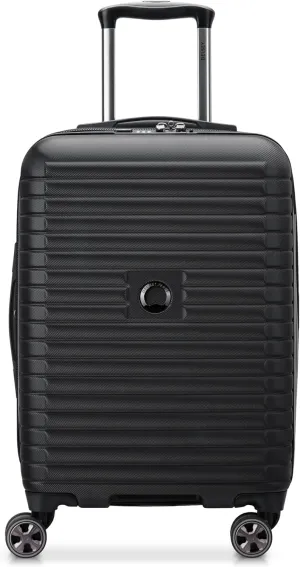 DELSEY PARIS Cruise 3.0 Hardside Expandable Luggage with Spinner Wheels, Black, Carry on 21 Inch