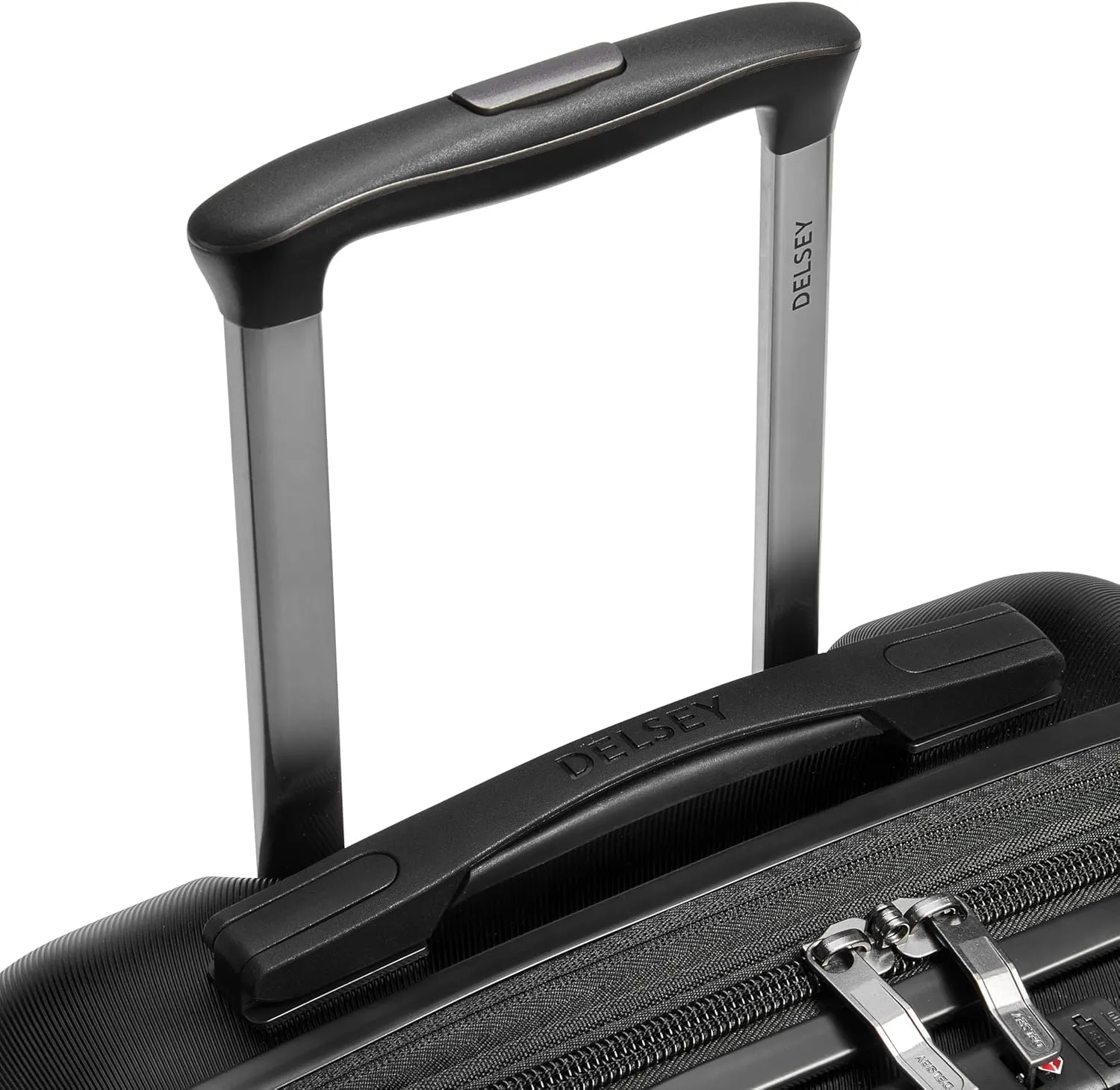 DELSEY PARIS Cruise 3.0 Hardside Expandable Luggage with Spinner Wheels, Black, Carry on 21 Inch