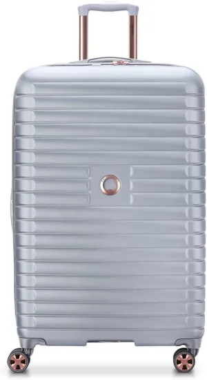 DELSEY PARIS Cruise 3.0 Hardside Expandable Luggage with Spinner Wheels, Platinum, Checked-Large 28 Inch