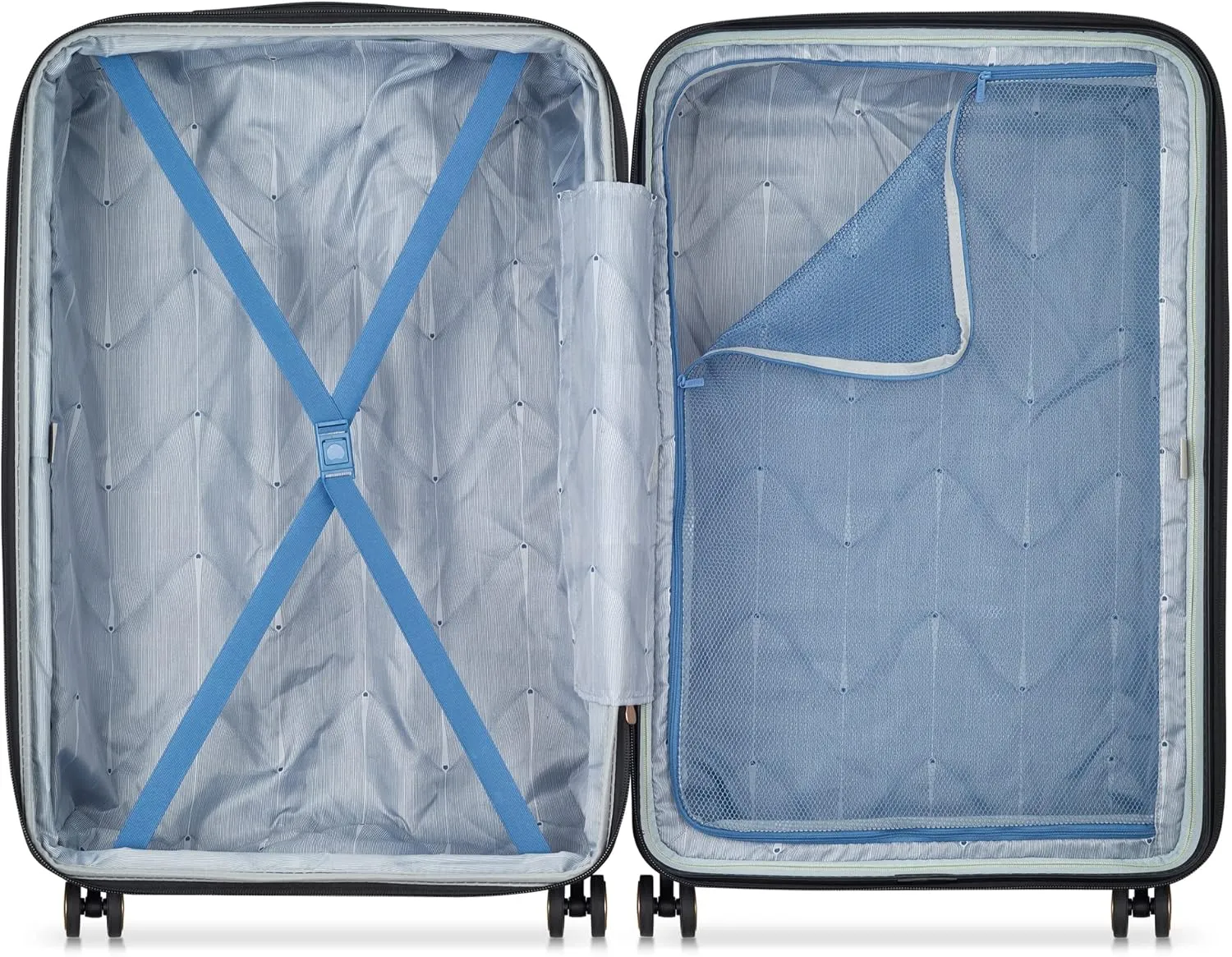 DELSEY PARIS Cruise 3.0 Hardside Expandable Luggage with Spinner Wheels, Plum, Checked-Large 28 Inch