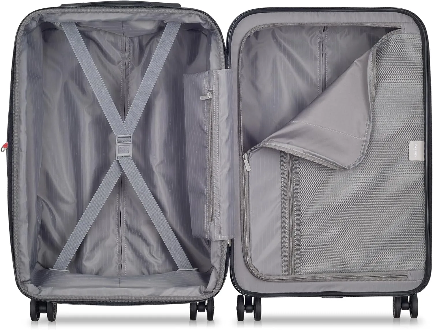 DELSEY PARIS Helium Aero Hardside Expandable Luggage with Spinner Wheels, Latte, 2-Piece Set (21/25)