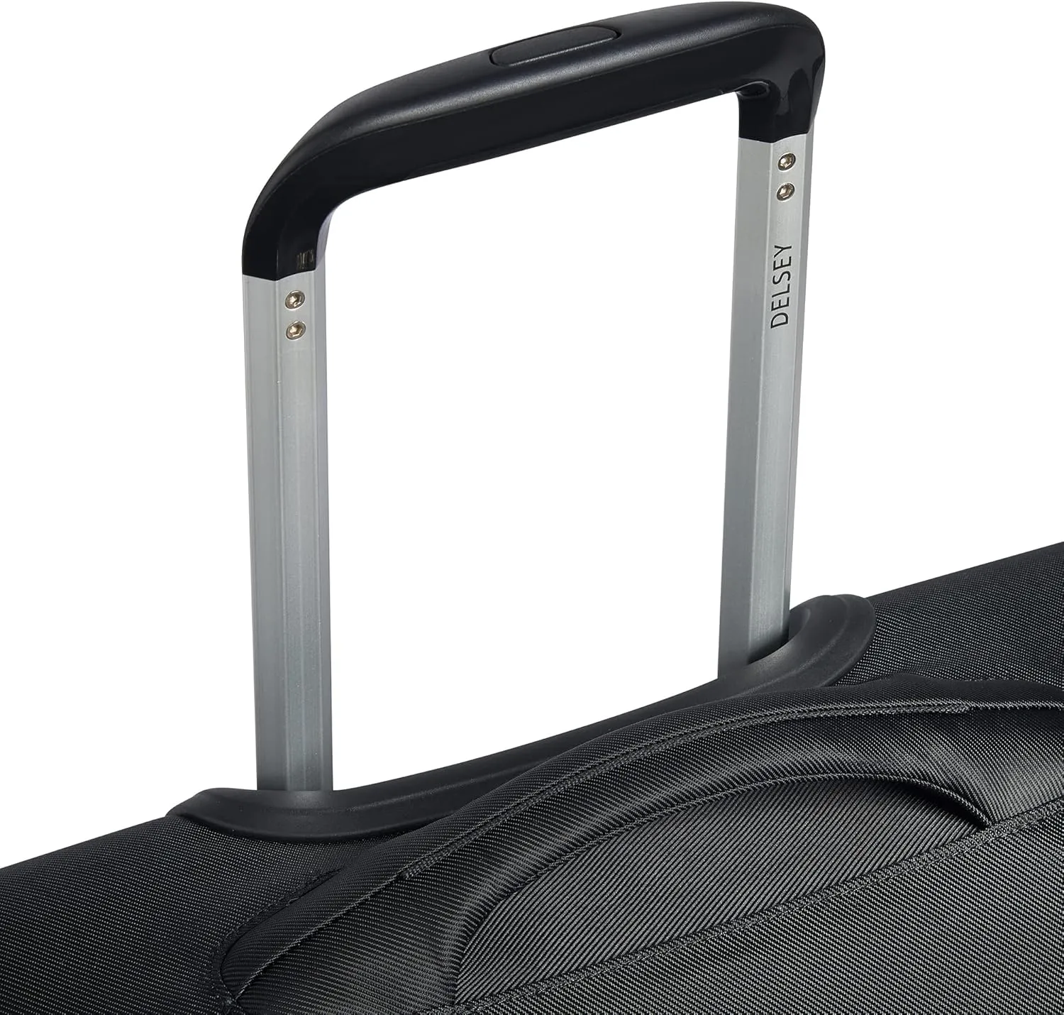 DELSEY PARIS Sky Max 2.0 Softside Expandable Luggage with Spinner Wheels, Black, 2-Piece Set (21/24)