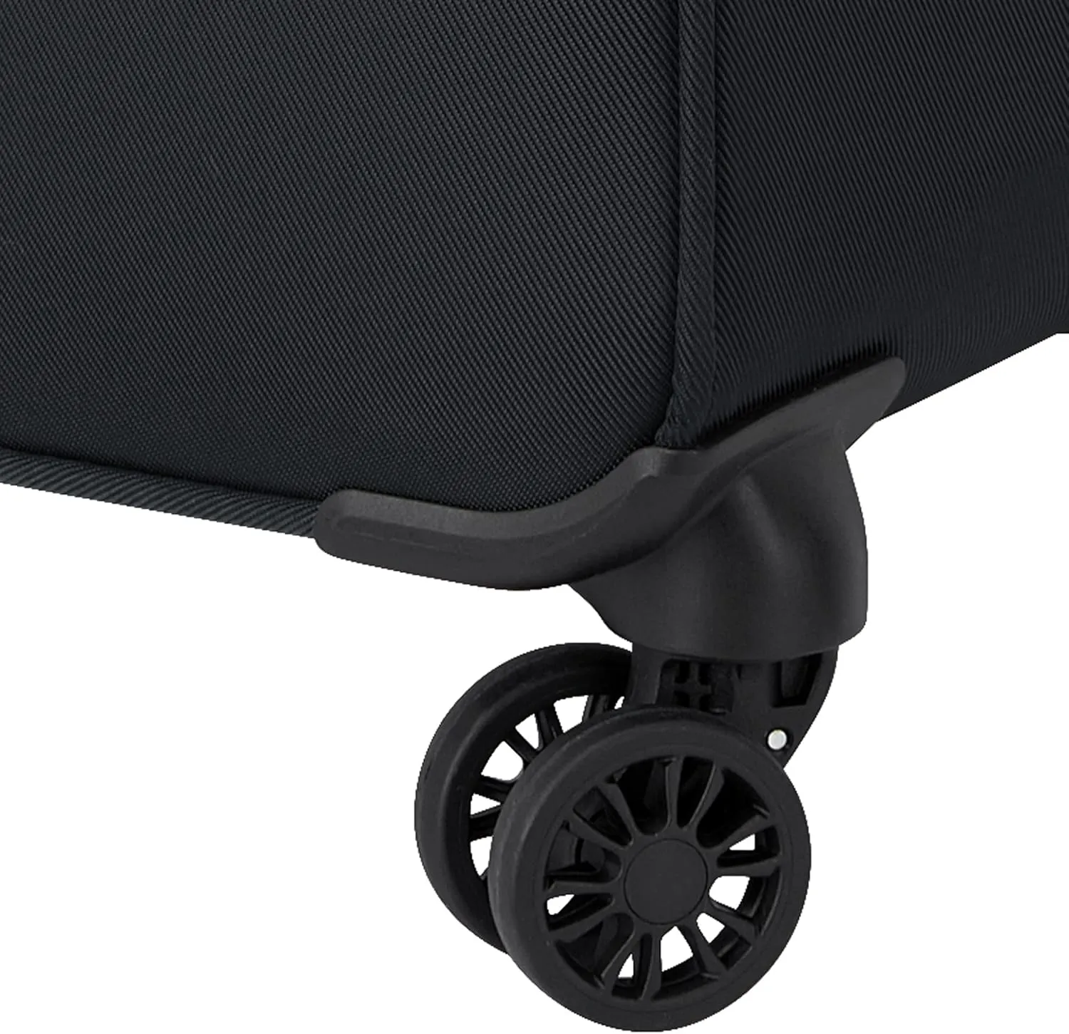 DELSEY PARIS Sky Max 2.0 Softside Expandable Luggage with Spinner Wheels, Black, 2-Piece Set (21/24)