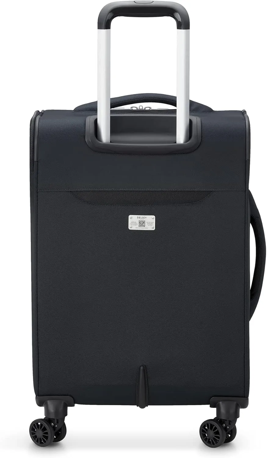 DELSEY PARIS Sky Max 2.0 Softside Expandable Luggage with Spinner Wheels, Black, 2-Piece Set (21/24)