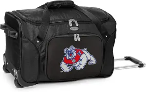 Denco 22-inch Wheeled Duffel Bag, Black, Large