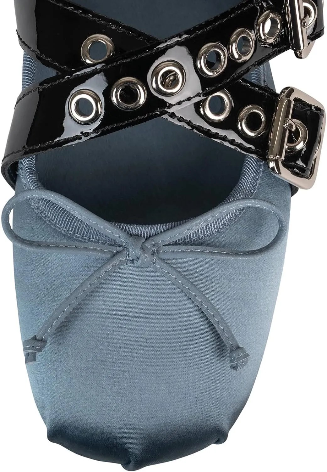 Divanne Ballet Flats for Women, Cross-Strap Ballerina Shoes Bowtie Mary Jane Flats Dress Ballet Shoes with Ankle Strap