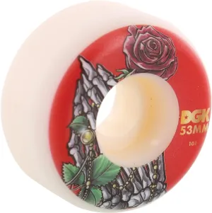 Divine White Skateboard Wheels - 53mm 101a (Set of 4)
