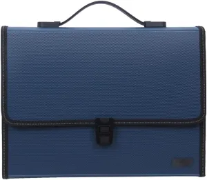 Document Storage Bag Large Space, Document Organizer Folder, Storage Pouch Credential Bag Diploma Storage Important Document And File Pocket, Home Office Safe Document Organizer ( Color : Dark blue )