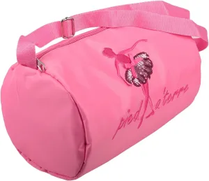 Dressy Daisy Girls' Sequins Embroideries Ballerina Waterproof Ballet Dance Bag Hand Shoulder Bag Duffle Bag Pink