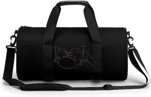 Drums Cool Sports Gym Bag Portable Duffel Bag Travel Workout Bag with Adjustable Strap for Men Women