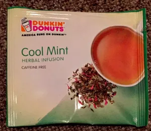 dunkin donuts cool mint Herbal Infusion Tea 45 Tea Bags