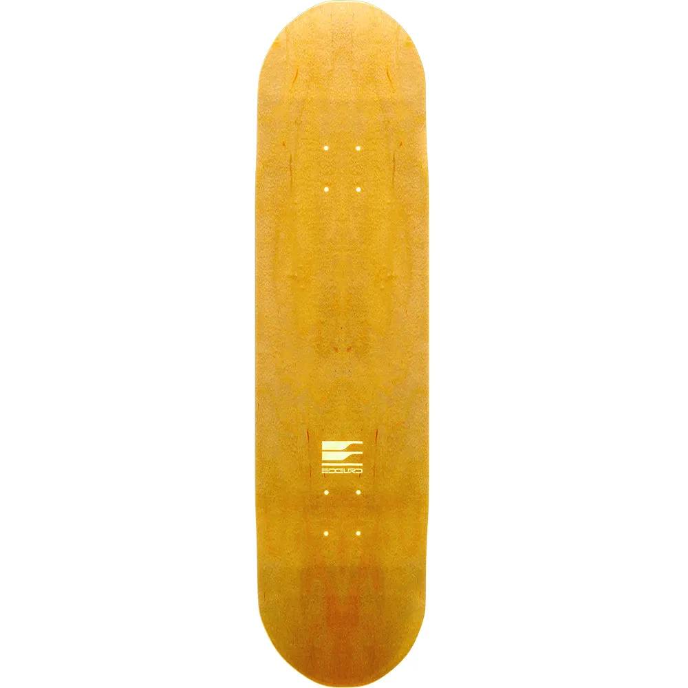 EDGLRD Tech Script Team Skateboard Deck Black/Green 8.5"