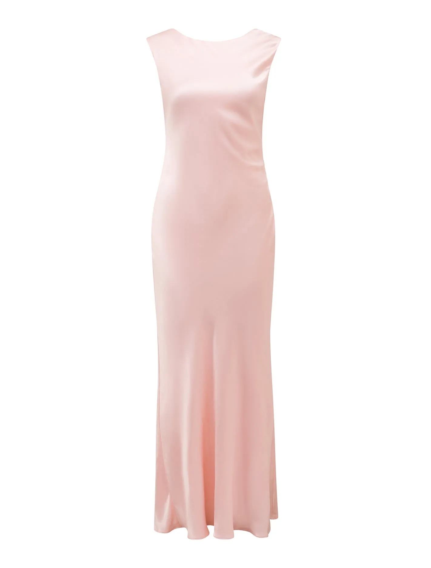 Eileen Open Back Satin Maxi Dress
