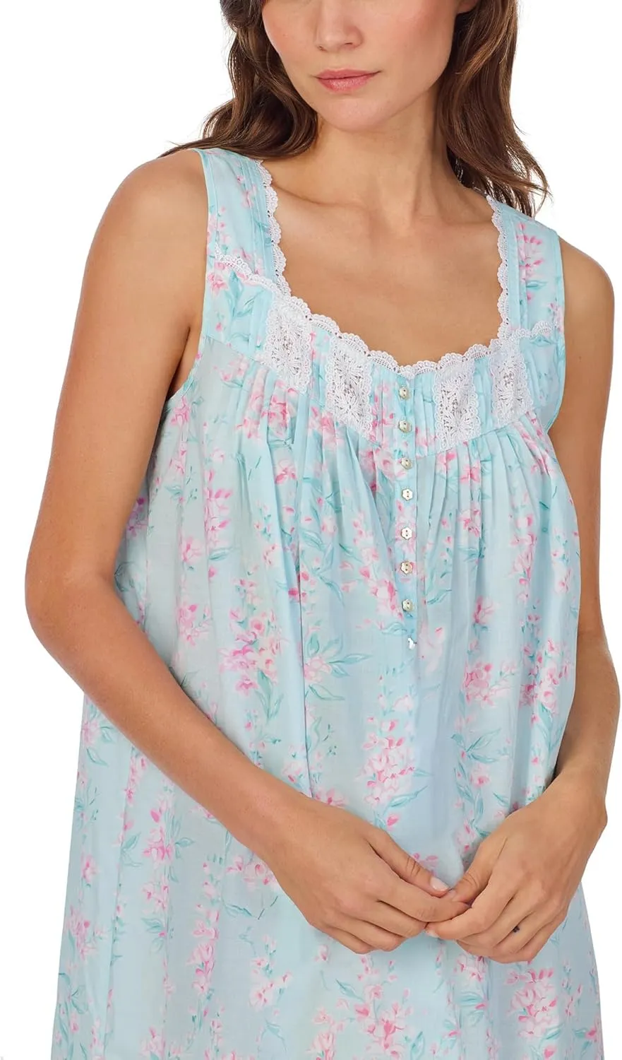Eileen West Women's Cotton Woven Sleeveless Ballet Gown