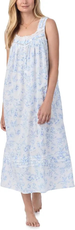 Eileen West Women's Sleeveless Cotton Lawn Ballet Gown
