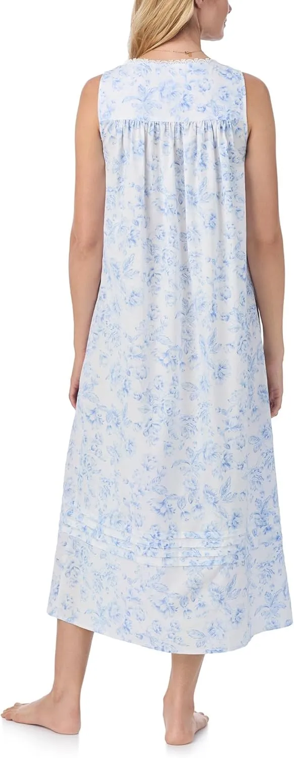 Eileen West Women's Sleeveless Cotton Lawn Ballet Gown