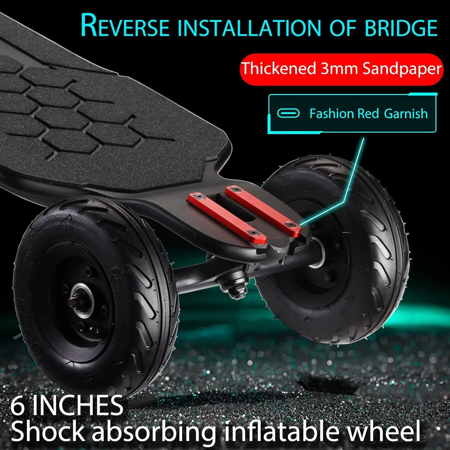 Electric Skateboard with LCD Remote Control，V5 & G5 & Off-Road Electric Longboard with Light for Adults, 1650W Dual Motor, 27 MPH & 18 Miles Range, 7 2 2 Maple and Fiber Glass Up to 330 lbs