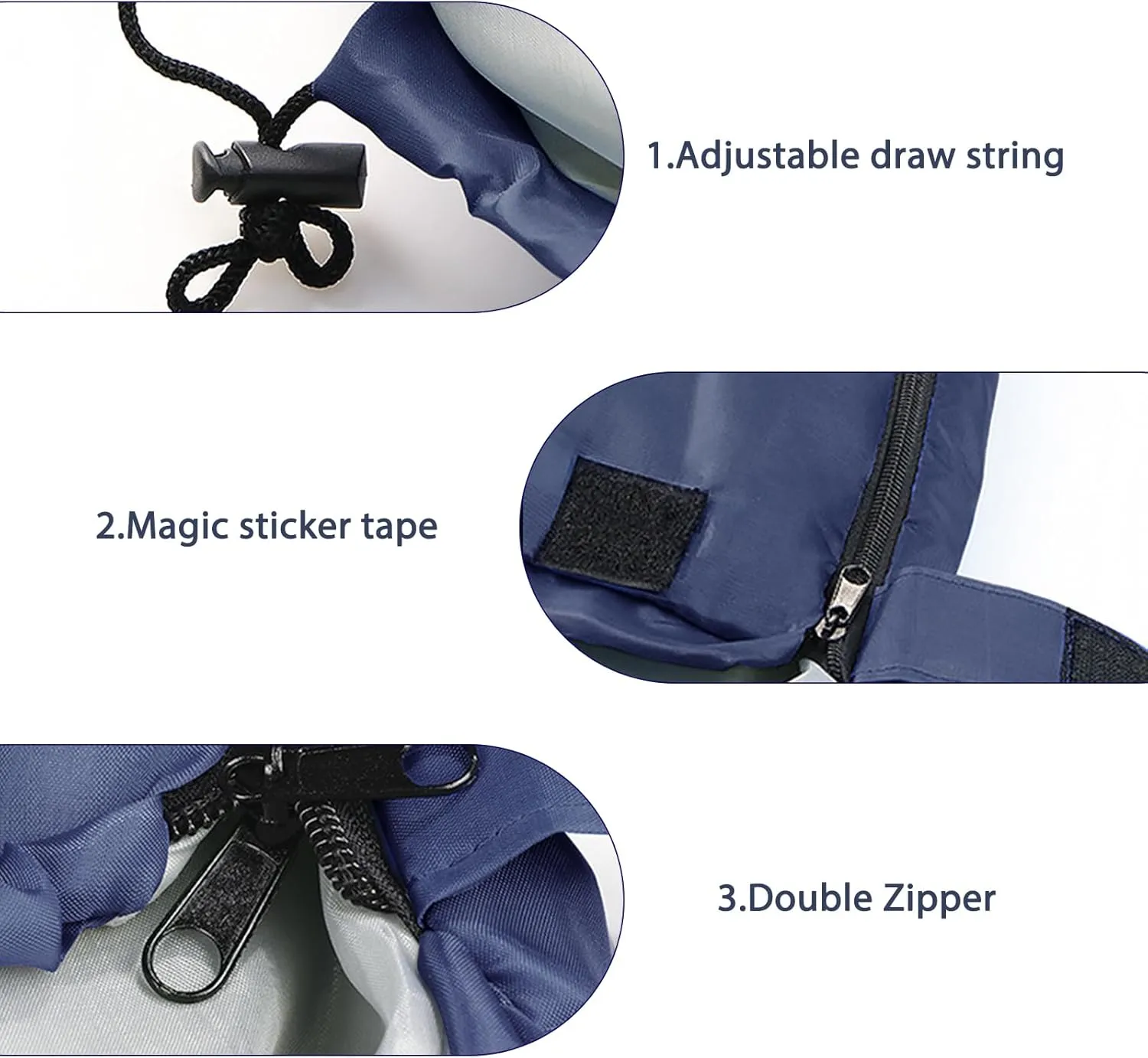 Envelope Camping Sleeping Bag 3 Seasons Warm & Cool Weather, Lightweight, Waterproof, Portable for Adults & Kids - Camping Gear Equipment Hiking Travel, Indoors and Outdoors