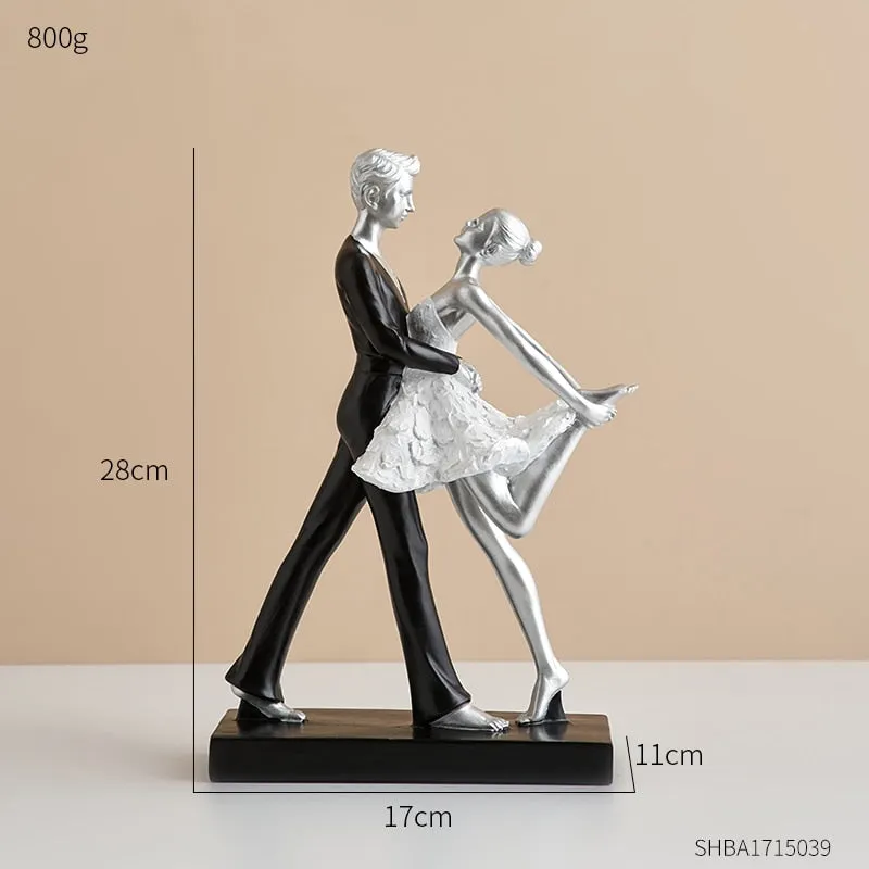 European Style Elegant Ballet Girl Decorative Ornaments Living Room Decoration Accessories Wine Cabinet Decoration Home Decor