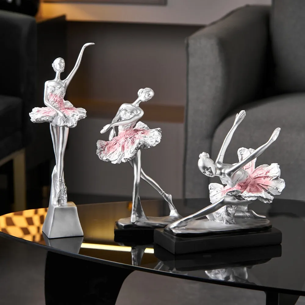 European Style Elegant Ballet Girl Decorative Ornaments Living Room Decoration Accessories Wine Cabinet Decoration Home Decor