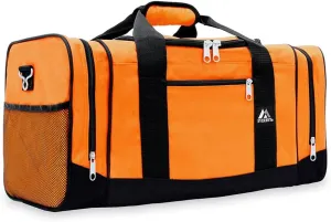Everest Sporty Crossover Duffel Bag, Orange, One Size,020-OG/BK
