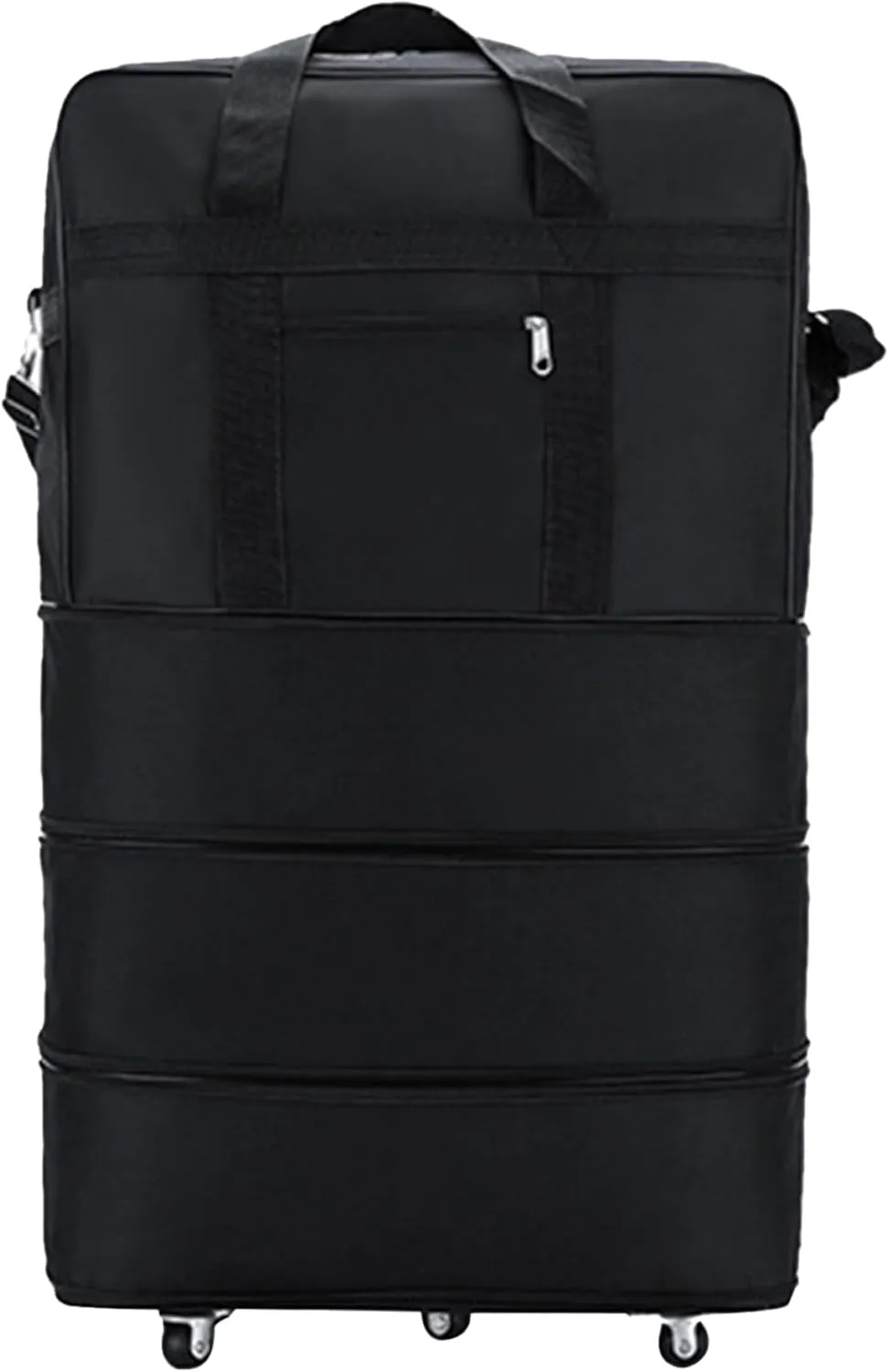 Expandable Suitcase, Wheeled Duffle Bag Expandable Foldable Suitcase with 360 ° Roating Wheels Waterproof Oxford Wheeled Holdall Multifunction Travel Bag for Men Women, Wheeled Holdall