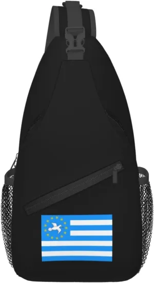 Flag of the Federal Republic of Southern Cameroons Crossbody Bags For Women Men Chest Backpack Gym Shoulder Bag Travel Outdoor Sports Casual Crossbody Bags