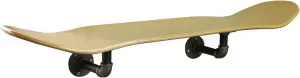 Floating Industrial Style Skateboard Deck Shelf with Pipe Mounting System – Custom Made Indoor Skate Shelving - Maple Wall Mount - 7.75" Stained Blue Bottom