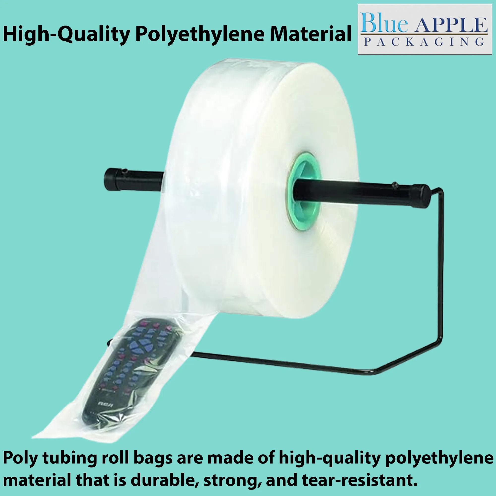 Food Grade Poly Tubing Roll Bags 2Mil 16x2150ft- Impulse Heat Sealer