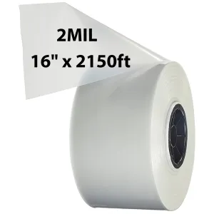 Food Grade Poly Tubing Roll Bags 2Mil 16x2150ft- Impulse Heat Sealer
