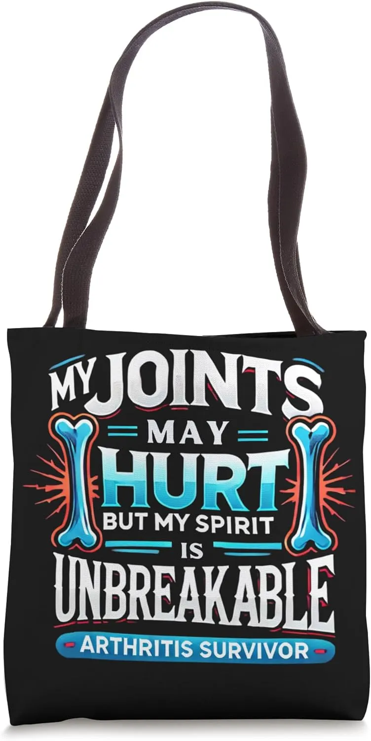 Funny Rheumatoid Arthritis Chronic Pain Survivor Rheumatism Tote Bag