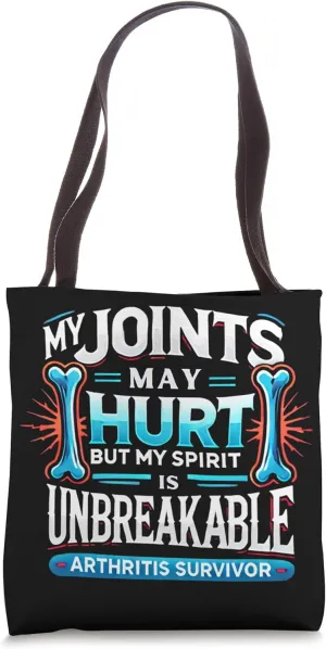 Funny Rheumatoid Arthritis Chronic Pain Survivor Rheumatism Tote Bag