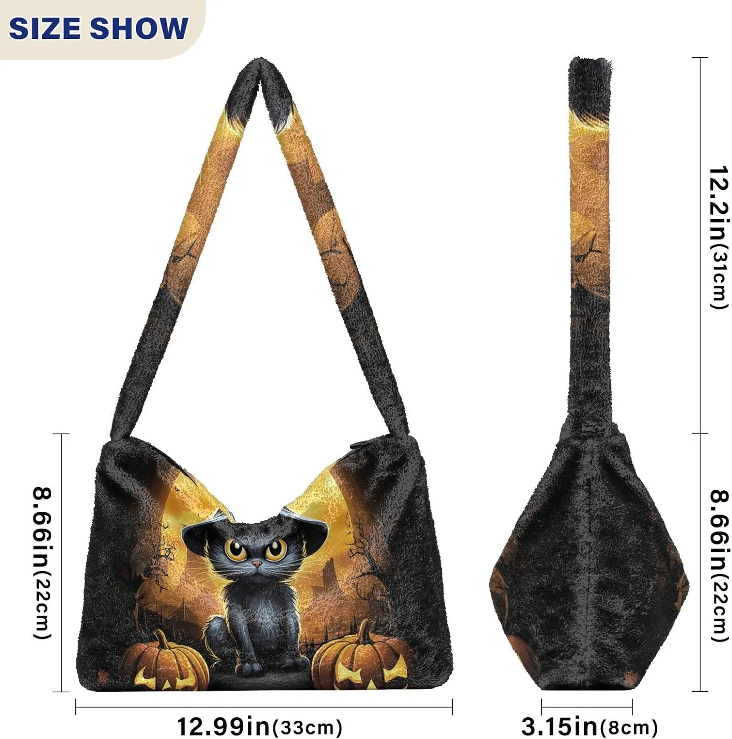 GAIGEO Halloween in the Style of Whimsical Women's Shoulder Bag, Shoulder Bags for Women, Womens Outdoor Bag
