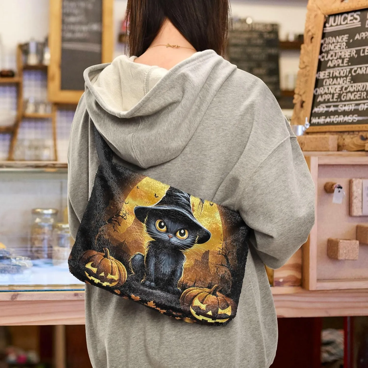 GAIGEO Halloween in the Style of Whimsical Women's Shoulder Bag, Shoulder Bags for Women, Womens Outdoor Bag