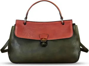 Genuine Leather Purses and Handbags for Women Vintage Leather Satchel Bags Shoulder Bag Crossbody with Strap