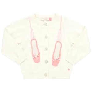 Girls Ballet Sweater - Cream
