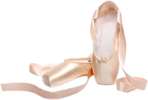 Girl's Canvas Ballet Dance Toe Shoes Professional Satin Pointe Shoes