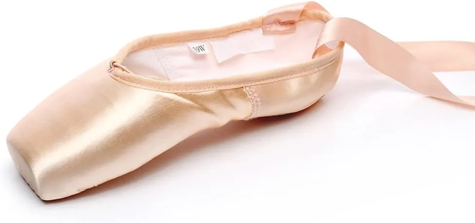 Girl's Canvas Ballet Dance Toe Shoes Professional Satin Pointe Shoes