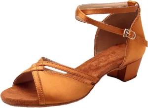 Girls Latin Dancing Shoes Lo𝐰 Heel Kids Sals𝐚 Ballroom Dance Shoes for Girls Latin Ballroom Dance Shoes Girls