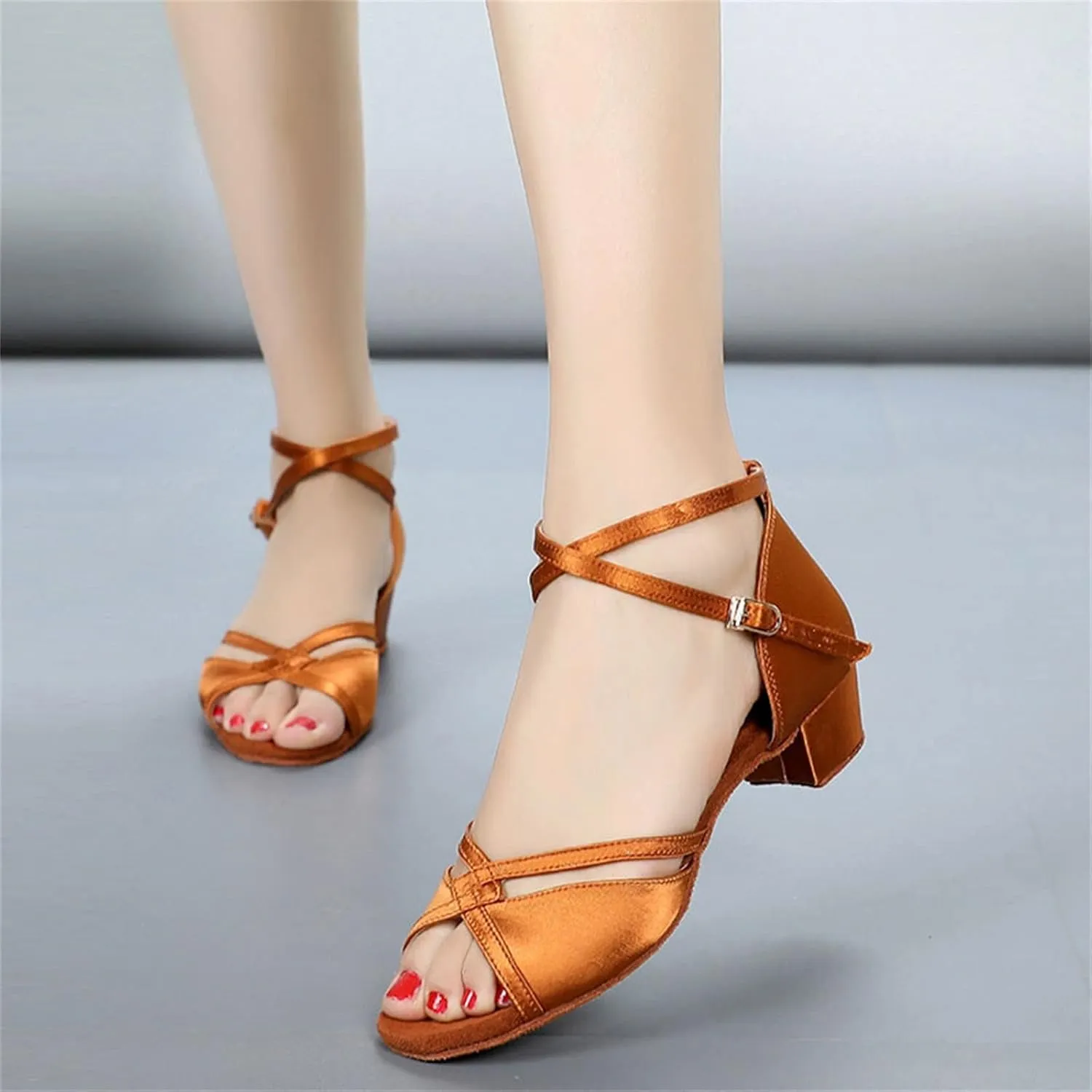 Girls Latin Dancing Shoes Lo𝐰 Heel Kids Sals𝐚 Ballroom Dance Shoes for Girls Latin Ballroom Dance Shoes Girls