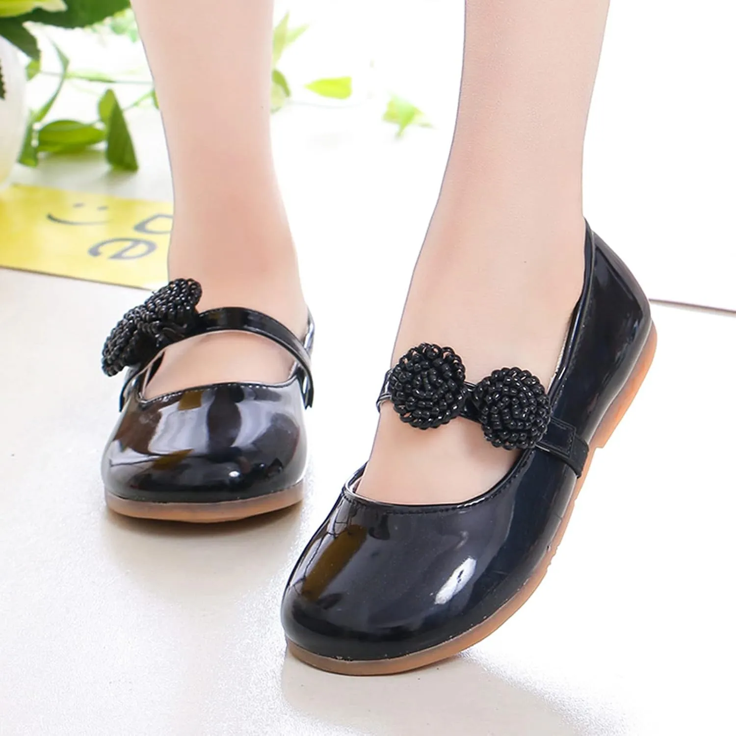Girl's Mary Jane School 𝗨niform Shoes Toddler Little Kid Dress Shoes Girl Ballet Flat𝘀 Flower Girl Toddler Slip Boots