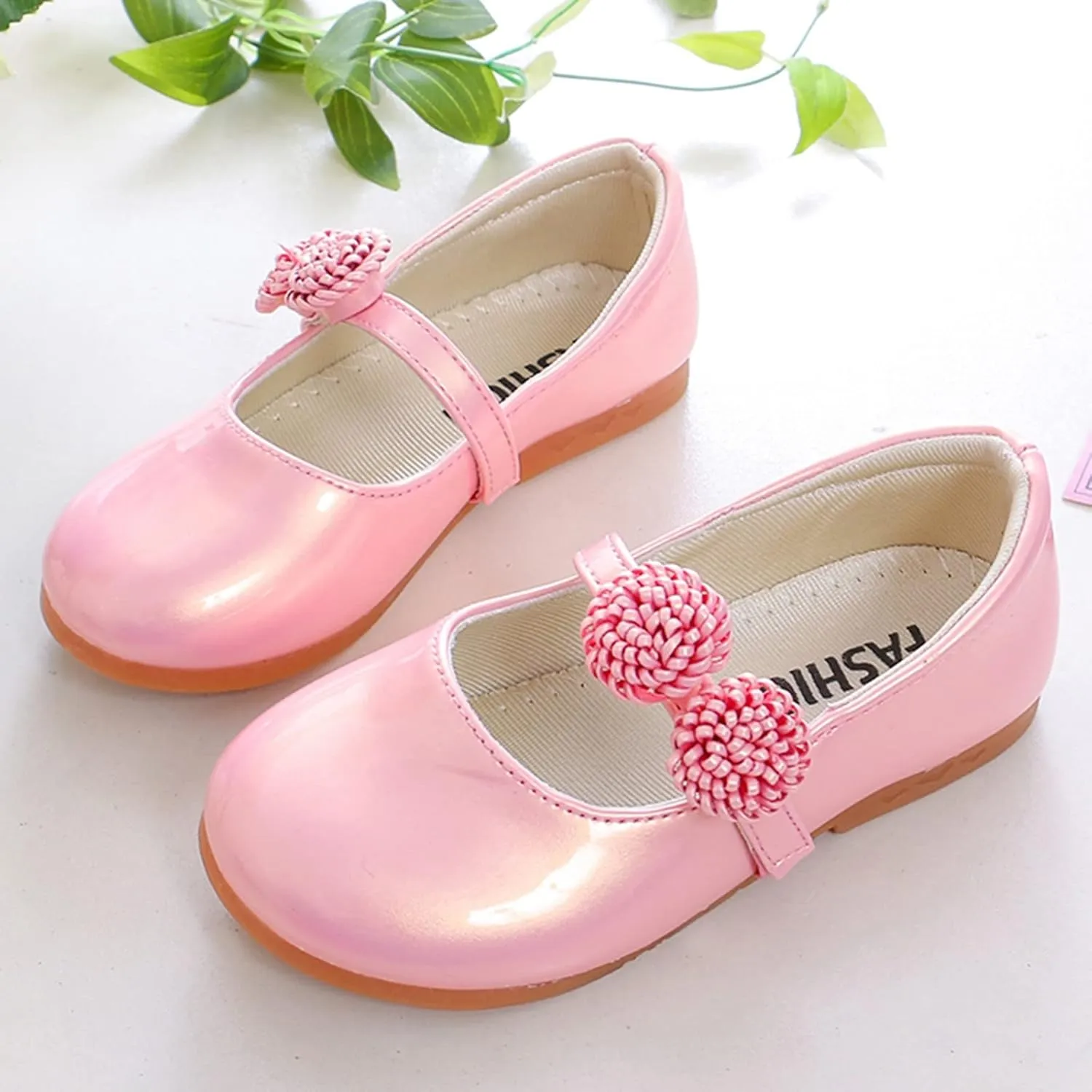 Girl's Mary Jane School 𝗨niform Shoes Toddler Little Kid Dress Shoes Girl Ballet Flat𝘀 Flower Girl Toddler Slip Boots