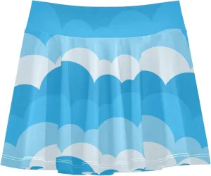 Girls Skorts Active Athletic Skirts with Inner Built-in Shorts for Golf Tennis 3-12T Pink Butterfly Black
