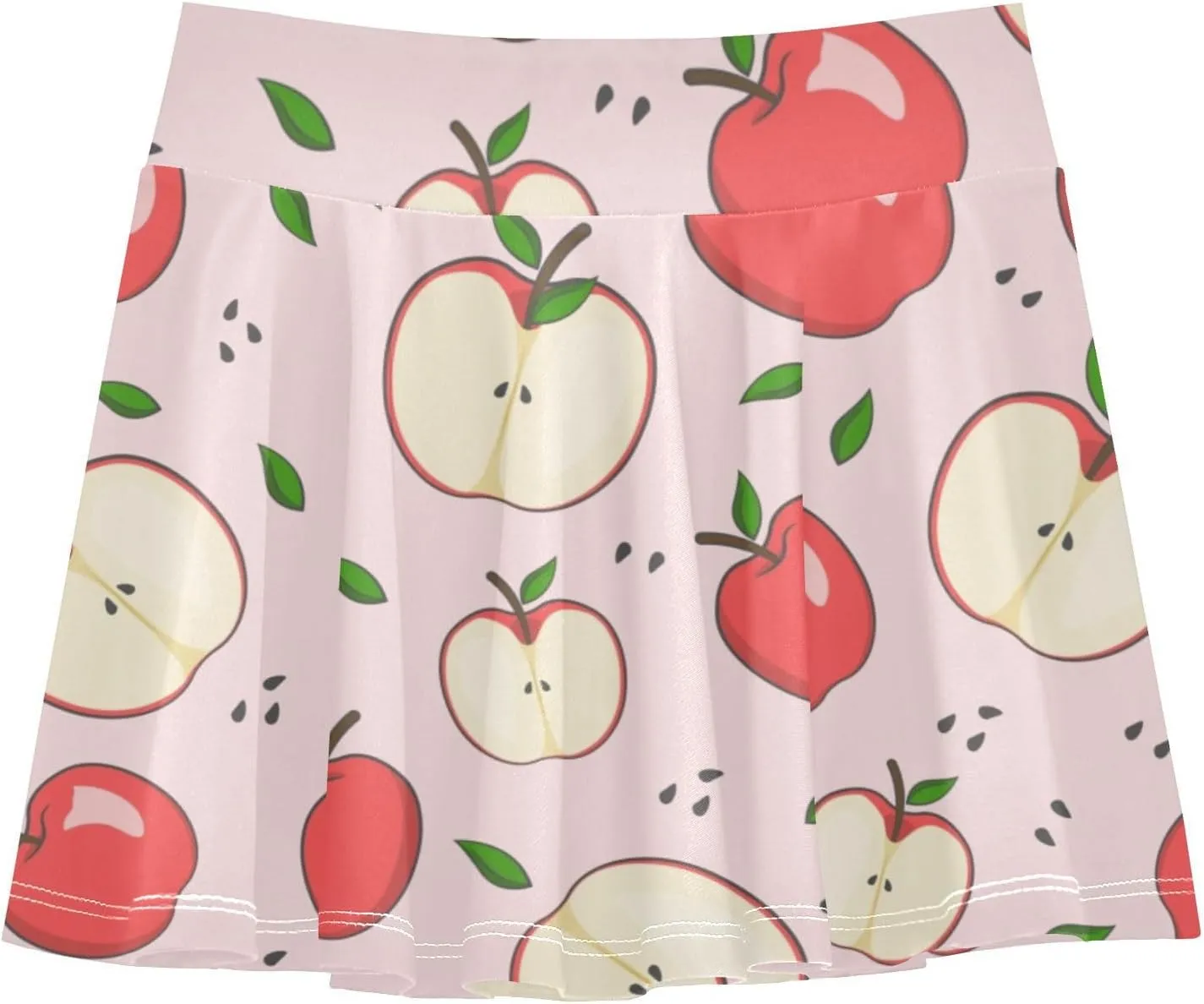 Girls Skorts Active Athletic Skirts with Inner Built-in Shorts for Golf Tennis 3-12T Pink Butterfly Black