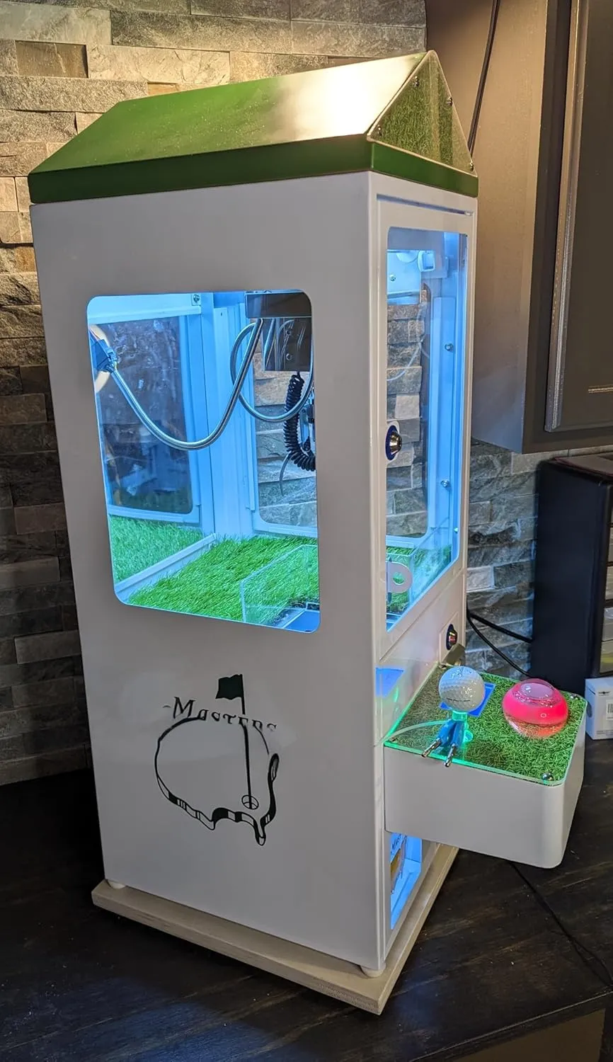 Golf Themed Mini Crane Claw Arcade Machine Bar Table Top 110v (1-4 Week Processing time)