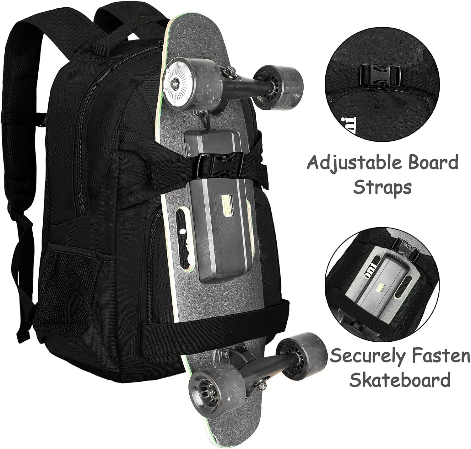 Goloni Gifts for Men,Skateboard Backpack,Skateboard Bag Sports Backpack for Men and Women,Waterproof Fabric, Laptop Backpack