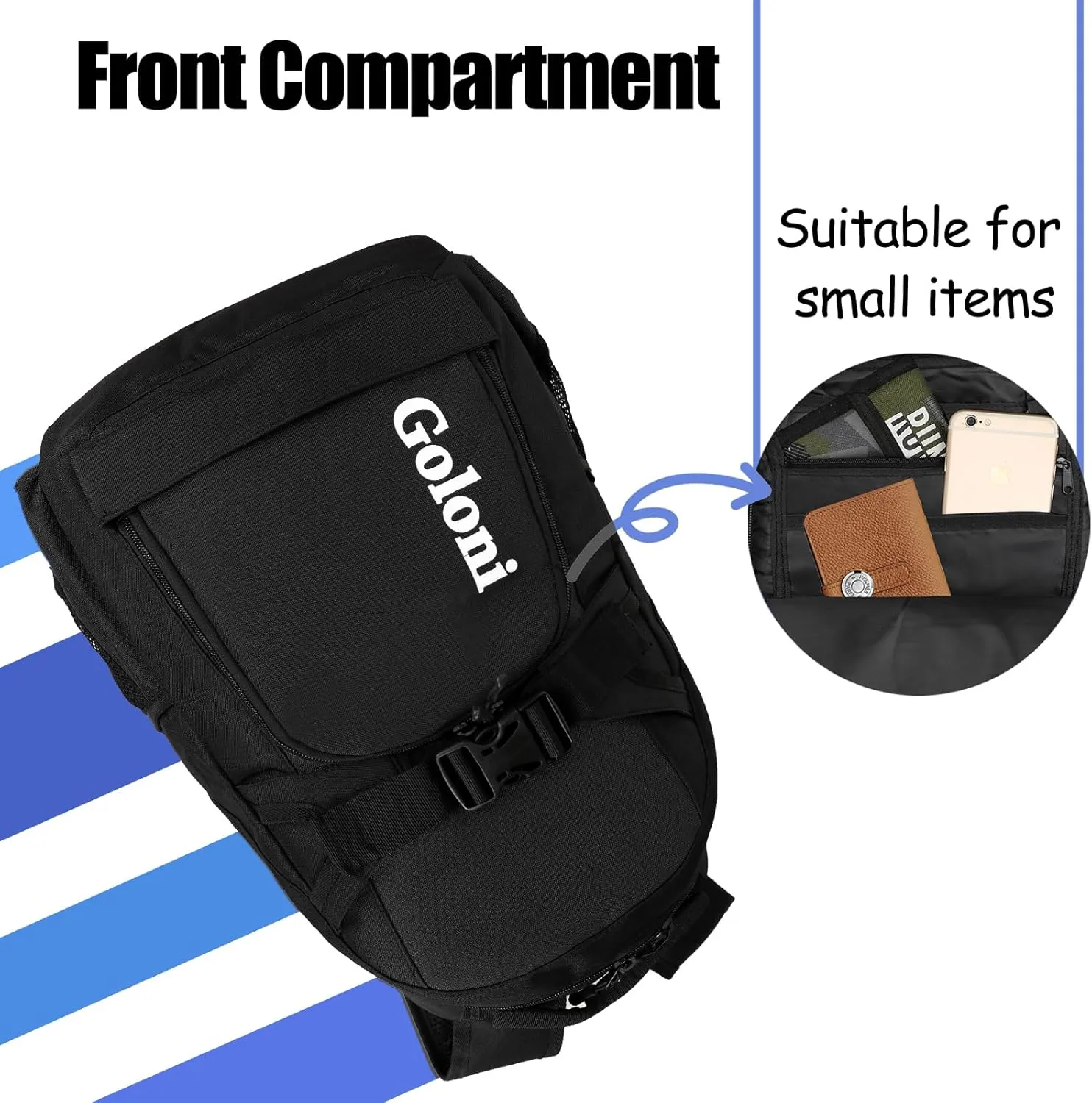 Goloni Gifts for Men,Skateboard Backpack,Skateboard Bag Sports Backpack for Men and Women,Waterproof Fabric, Laptop Backpack